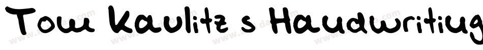 Tom Kaulitz s Handwriting字体转换